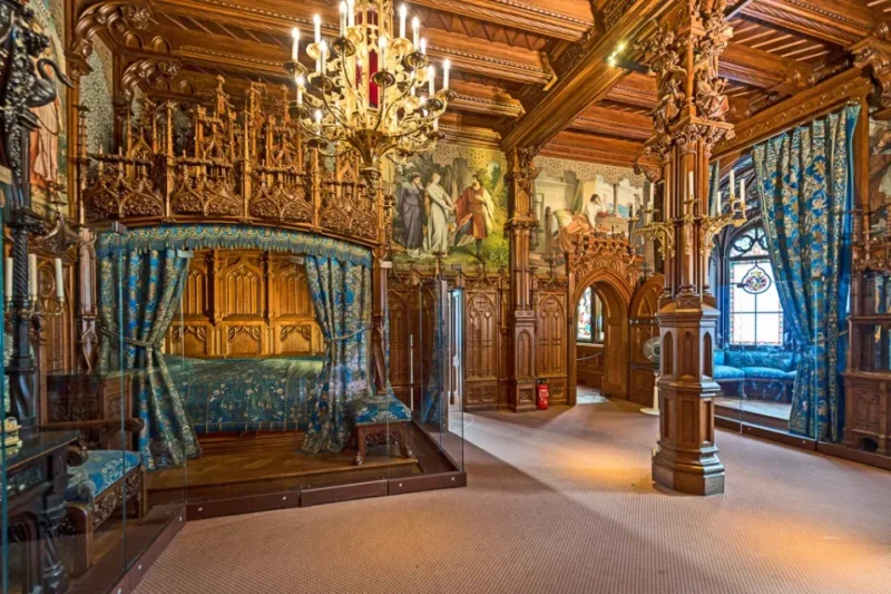 Photography inside Neuschwanstein Castle